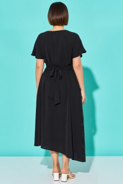 Платье длинное чёрное Aquarel(фото4)