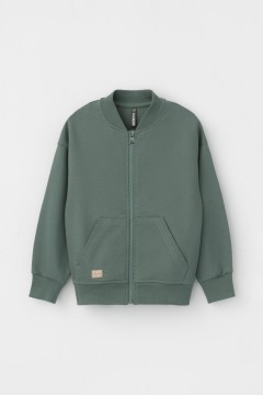 Зелёная куртка для мальчика КР 302415/зеленый мох к462 жакет Crockid(фото5)
