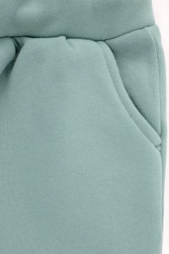 Брюки зелёного цвета для девочки КП 400227/полынь брюки Crockid(фото2)