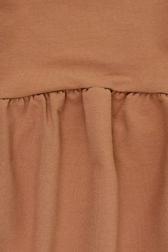 Платье коричневого цвета для девочки КП 5908/пряная корица платье Crockid(фото2)