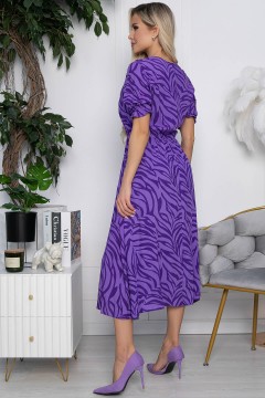Платье фиолетовое из штапеля Lady Taiga(фото4)