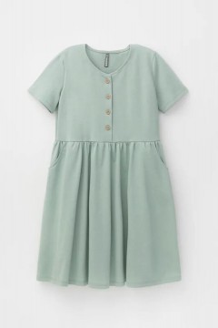 Платье зелёного цвета для девочки КР 5876/холодная мята к479 платье Crockid(фото5)