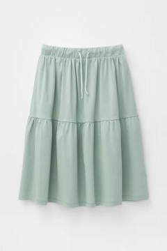 Юбка зелёного цвета для девочки КР 7131/холодная мята к479 юбка Crockid(фото5)