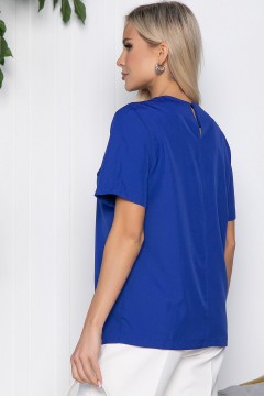 Блузка лёгкая синяя Lady Taiga(фото3)