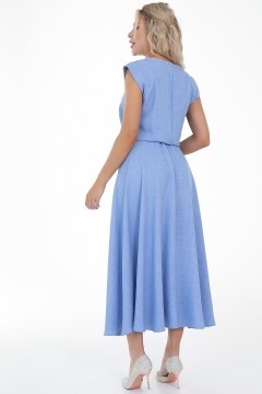 Платье длинное голубого цвета Diolche(фото3)
