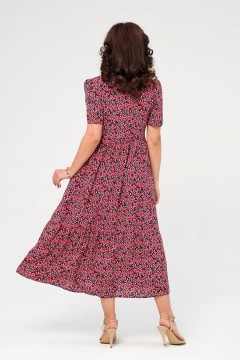 Платье длинное летнее с цветочным принтом Serenada(фото3)