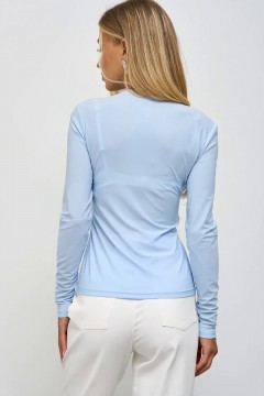 Блузка голубая с длинными рукавами Jetty(фото3)