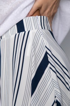 Юбка-брюки бело-синие в полоску Lady Taiga(фото3)
