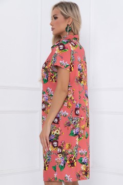 Платье-рубашка с цветочным принтом Bellovera(фото4)