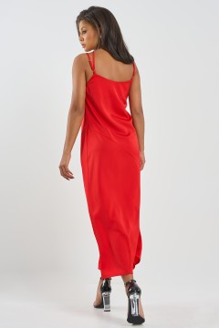 Платье-комбинация красного цвета Fly(фото4)