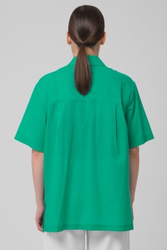 Рубашка зелёная из хлопка Priz(фото5)