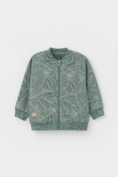 Куртка с принтом для мальчика КР 302410/зеленый мох,тропики к460 жакет Crockid(фото4)
