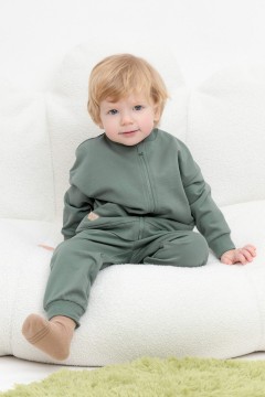 Куртка зелёного цвета для мальчика КР 302411/зеленый мох к460 жакет Crockid(фото2)