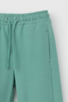 Брюки зелёного цвета для мальчика КР 400677/малахитово-зеленый к466 брюки Crockid(фото5)