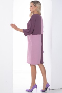 Платье сиреневое с карманами Lady Taiga(фото3)