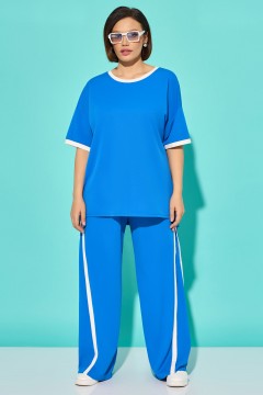Костюм с брюками синего цвета Aquarel(фото3)