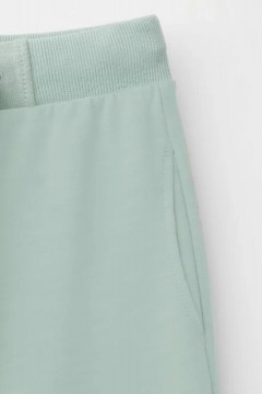 Брюки зелёного цвета для девочки КР 400547/холодная мята к479 брюки Crockid(фото4)