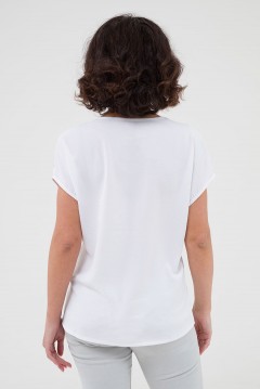 Блузка лёгкая с коротким рукавом Serenada(фото3)