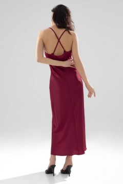 Платье-комбинация бордового цвета Charutti(фото4)