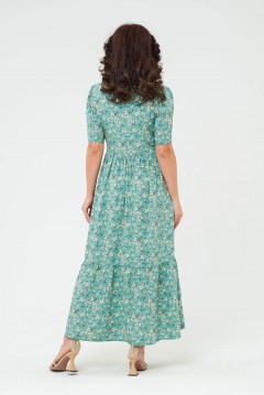 Платье летнее длинное с цветочным принтом Serenada(фото5)