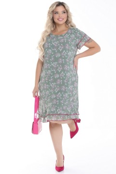 Платье шифоновое с цветочным принтом Agata(фото2)