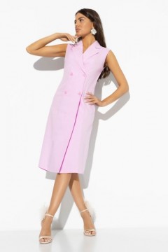 Платье-жилет льняное розового цвета Charutti(фото2)