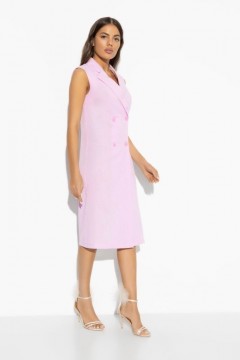 Платье-жилет льняное розового цвета Charutti(фото3)