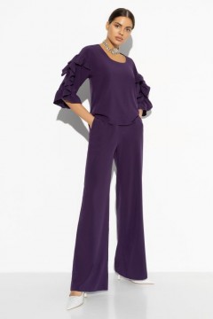 Костюм с брюками фиолетовый Charutti(фото2)
