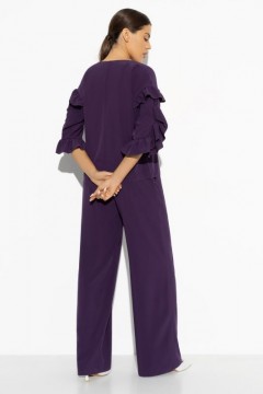 Костюм с брюками фиолетовый Charutti(фото5)