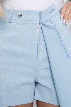 Юбка-шорты джинсовые с запахом Lady Taiga(фото3)