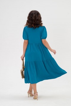 Платье летнее цвета морская волна Serenada(фото3)