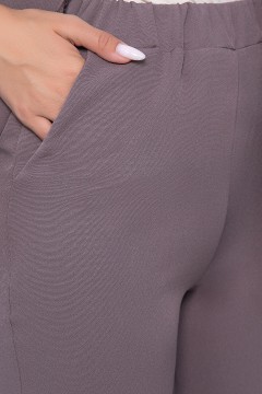 Костюм коричневый с жакетом и брюками Lady Taiga(фото3)