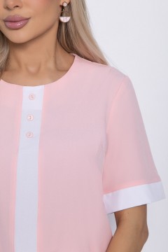 Блуза розовая с короткими рукавами LT collection(фото3)