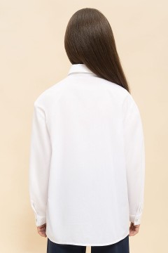 Блуза белого цвета для девочки GWCJ7139 Pelican(фото4)