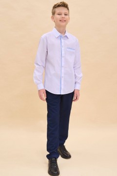 Рубашка белого цвета для мальчика BWCJ7122 Pelican(фото2)