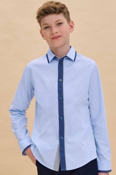 Рубашка голубого цвета для мальчика BWCJ7087