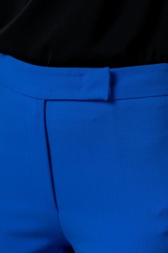 Брюки укороченные ярко-синего цвета Priz(фото3)