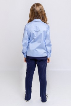 Блуза голубого цвета для девочки 043 ш24 Batik(фото2)