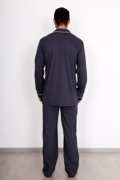 Пижама серая с принтом 5549 Lika Dress men(фото3)