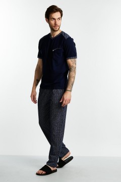 Костюм домашний с брюками и футболкой 6407 Lika Dress men(фото2)