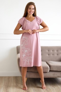 Сорочка ночная розового цвета 9834 Lika Dress(фото2)