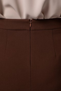 Юбка коричневого цвета Priz(фото3)