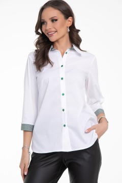 Рубашка белая с накладным карманом Diolche(фото2)