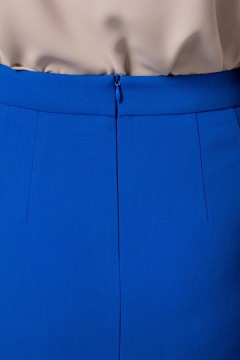 Юбка прямая ярко-синего цвета Priz(фото3)