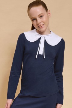 Блуза с отложным воротником для девочки GFJ7187 Pelican