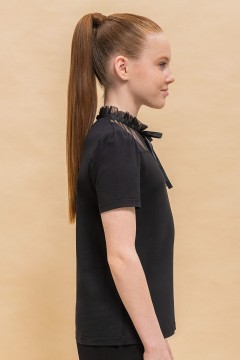 Блуза с коротким рукавом для девочки GFTS7191 Pelican(фото3)