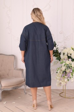 Платье джинсовое с поясом Wisell(фото6)