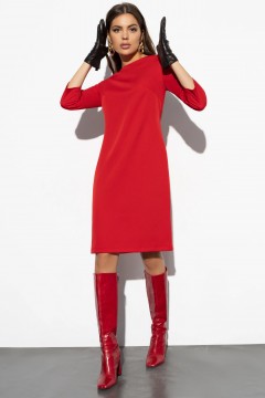 Платье короткое красного цвета Charutti(фото2)