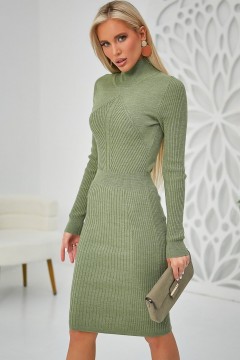 Платье вязаное с длинными рукавами Happychoice