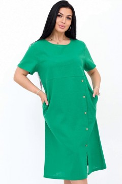Платье домашнее зелёное 9376